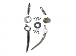Click Here For Full Product Info E12786 EXHAUST SET-CHROME-REAR WITH INSULATORS-56-57
