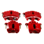 E12824S CALIPER SET-BRAKE-REBUILT-RED-EXCHANGE-4 PIECES-05-12