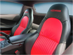 E12847 COVER-SEAT-100% LEATHER-SPORT-BLACK/RED-Z06-02-04