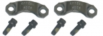 E12955 STRAP WITH BOLTS-U JOINT RETAINER-SMALL-80-81 AUTO 1-2 SHAFT-84-96 DIVE SHAFT