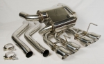 E13442 EXHAUST SYSTEM-NXTSTEP 304 STAINLESS STEEL-3.5 INCH DOUBLE WALL TIPS-LIFETIME WARRANTY-09-13