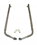 Click Here For Full Product Info E13446 PIPE SET-EXHAUST-SIDE-ALUMINIZED-ORIGINAL SOUND-2 INCH-SMALL BLOCK-327-63-67