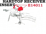 E14011 INSERT SET-HARDTOP RECEIVER-CORRECT RUBBER-PAIR-59-60