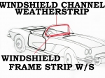 Click Here For Full Product Info E14016 WEATHERSTRIP KIT-WINDSHIELD-USA-2 PIECE-53-55