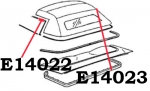 E14022 WEATHERSTRIP-SOFT TOP SIDE CENTER-CONVERTIBLE-USA-LEFT-98-04