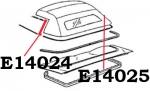 E14025 WEATHERSTRIP-SOFT TOP SIDE VERTICAL REAR-CONVERTIBLE-USA-RIGHT-98-04