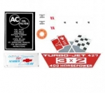 E14234 DECAL KIT-ENGINE COMPARTMENT-427-400 HORSE POWER-67
