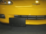 E14251 MOUNT-LICENSE PLATE BRACKET-RETRACTING-MANUAL-EXCEPT Z06 AND GRAND SPORT-97-13