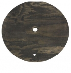 E20713 COVER-SPARE TIRE-CORRECT THICKNESS-5 PLY-FINISHED IN BLACK STAIN-53-55