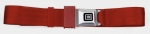 E14783 SEAT BELT SET-UNIVERSAL LAP-NON RETRACTABLE 60-METAL GM BUCKLE-COLORS-PAIR-68-96