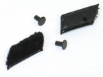 E14811 REPAIR KIT-DOOR MOLDING-COUPE REAR INNER CORNER FELT WITH RIVETS-PAIR-64-7