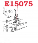 E15075 BRACKET-TRANSMISSION MOUNT-3 SPEED-56-62