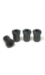 E15131 BUSHING SET-REAR LEAF SPRING-REAR SHACKLE-RUBBER-4 PIECES-53-62