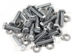 E15180 SCREW SET-ADAPTOR-FOR DIRECT BOLT KNOCK OFF WHEELS-WITH LOCK WASHERS-40 PIECES-63-66