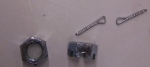 E15360 NUT-CASTLE-COTTER PIN-PITMAN AND IDLER ARM-2 EACH-63-82