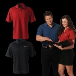 E15477 SHIRT-POLO-C6 EMBROIDERED EMBLEM-100% POLYESTER-RED
