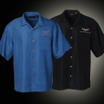 Click Here For Full Product Info E15480 SHIRT-DRESS-C6 MOSAIC EMBROIDERED EMBLEM-BLENDED COTTON-BLUE
