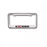 E15723 FRAME-LICENSE PLATE-Z06 CORVETTE-CHROME