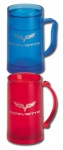 E15747 MUG-C6 CORVETTE ICE MUG-16 OZ.-BLUE OR RED