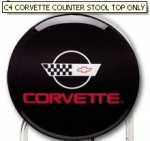 Click Here For Full Product Info E15770 STOOL TOP-C4 CORVETTE COUNTER STOOL TOP ONLY