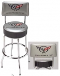 Click Here For Full Product Info E15774 STOOL-WITH BACK-C5 CORVETTE COUNTER STOOL