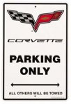 E15785 SIGN-C6 CORVETTE PARKING