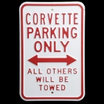 E15786 SIGN-CORVETTE PARKING