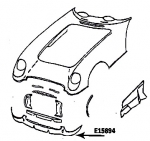 Click Here For Full Product Info E15894 PANEL-FRONT LOWER-53-55