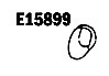 E15899 BUCKET-HEADLAMP-RIGHT HAND-53-55