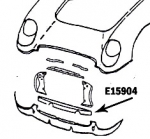 E15904 REINFORCEMENT-RADIATOR SUPPORT LOWER-CLOTH LAYUP-53 ONLY