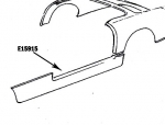 Click Here For Full Product Info E15915 PANEL-FULL ROCKER-REAR BODY-LEFT HAND-53-55
