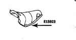 Click Here For Full Product Info E15923 TUNNEL-TRANSMISSION-PRESS MOLDED-WHITE-53-55