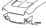 Click Here For Full Product Info E15929 PANEL-FRONT LOWER-PRESS MOLDED-WHITE-56-57