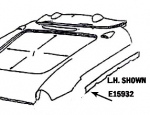Click Here For Full Product Info E15932 BONDING STRIP-RIGHT SIDE FENDER-PRESS MOLDED-WHITE-56-57