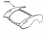 E16001 FENDER-REAR-HAND LAYUP-WHITE-LEFT-56-60