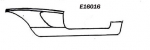 E16016 PANEL-ROCKER WITH SIDE FENDER-PRESS MOLDED-WHITE-RIGHT-58-60