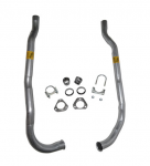 E1603 PIPE SET-EXHAUST-ALUMINIZED-2 INCH-SMALL BLOCK-64-67