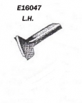 Click Here For Full Product Info E16047 REINFORCEMENT-LOWER FIREWALL-PRESS MOLDED-WHITE-LEFT-56-62