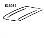 E16054 HOOD-SKIN-PRESS MOLDED-WHITE-59-62