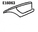 Click Here For Full Product Info E16063 FENDER-PRESS MOLDED-WHITE-LEFT HAND-58-61