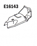 E16143 TUNNEL-TRANSMISSION-PRESS MOLDED-WHITE-61-62