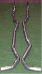 Click Here For Full Product Info E19885 PIPE SET-EXHAUST-304 STAINLESS STEEL-2 TO 2.5 INCH-SMALL BLOCK-MANUAL-66-74