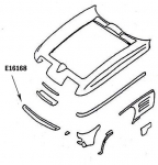 Click Here For Full Product Info E16168 PANEL-FRONT LOWER-PRESS MOLDED-GRAY-65-66