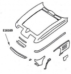 Click Here For Full Product Info E16169 PANEL-FRONT LOWER-PRESS MOLDED-BLACK-67