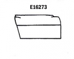 Click Here For Full Product Info E16273 DOOR-SKIN-ROADSTER-HAND LAYUP-RIGHT HAND-65-67