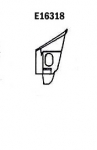 Click Here For Full Product Info E16318 BAFFLE-REAR FENDER-FRONT BAFFLE-PRESS MOLDED-WHITE-RIGHT HAND-63-65