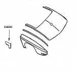 Click Here For Full Product Info E16341 FENDER-REAR LOWER EXTENSION-PRESS MOLDED-LEFT HAND-63-67