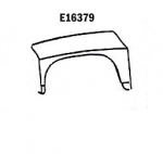 Click Here For Full Product Info E16379 PANEL-REPAIR-LARGE FLARE-FRONT-RIGHT HAND-HAND LAYUP-BLACK-63-67