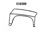 Click Here For Full Product Info E16380 PANEL-REPAIR-LARGE FLARE-FRONT-LEFT HAND-HAND LAYUP-BLACK-63-67