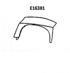 Click Here For Full Product Info E16381 PANEL-REPAIR-LARGE FLARE-REAR-RIGHT HAND-HAND LAYUP-BLACK-63-67